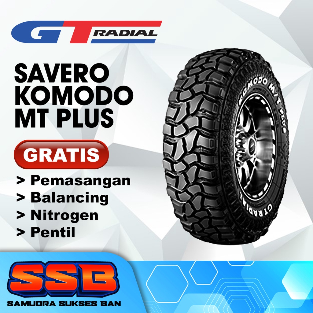 Ban Mobil GT Radial 33 X 10.5 R15 Savero Komodo MT Plus