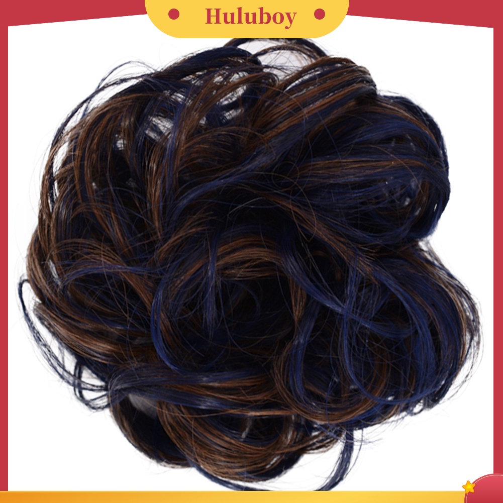Wig Rambut Ponytail Elastis Model Keriting Untuk Wanita