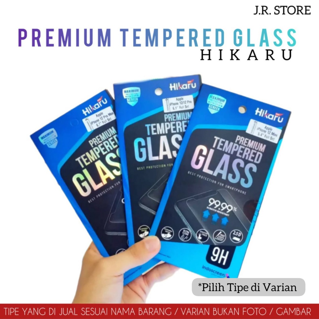 HIKARU BENING TEMPERED GLASS OPPO A16 / A16k / A16e / A15s / A15 / A11k / A33 / A32 / A53 / A92 / A52 / A12 / A91 / A31 2020 / A9 / A5 2020 / A1K / A5s / A7 / A3s