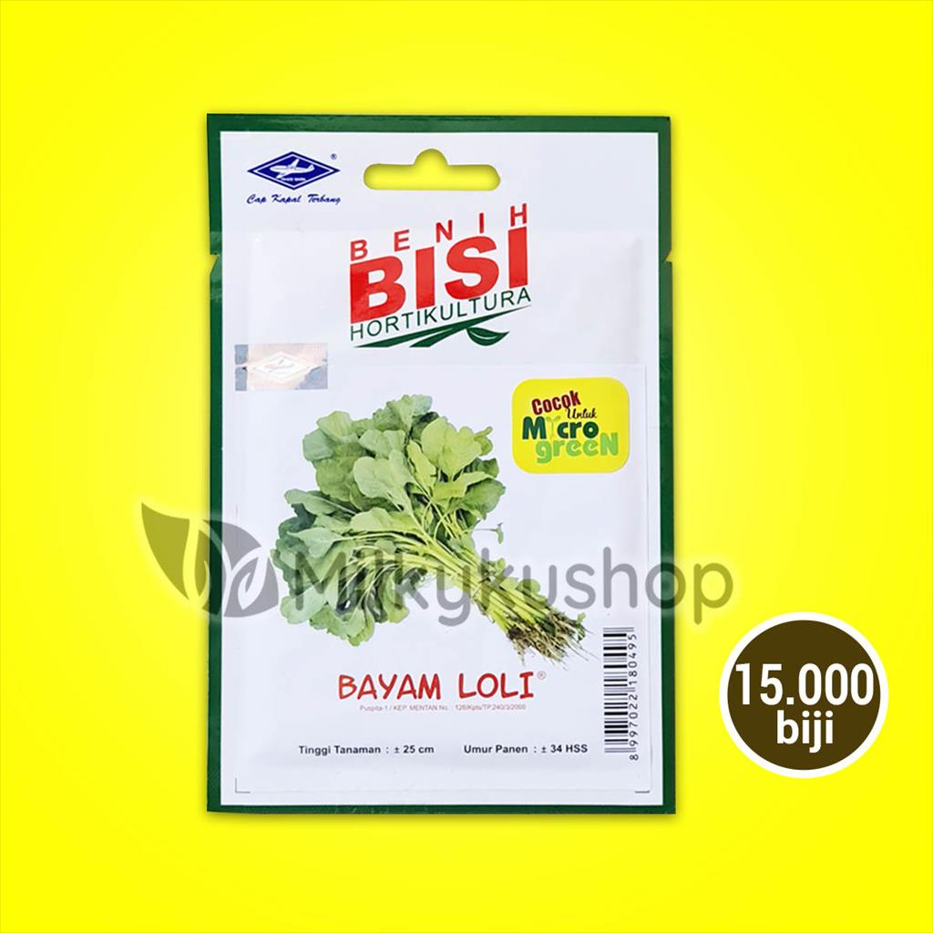 BENIH BISI BAYAM LOLI 15000 BIJI KEMASAN PABRIK