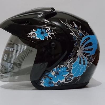 Dijamin Asli HELM KU BAGUS  HELM SNI DEWASA HALF FACE HELM SNI WANITA OPEN FACE MOTIF KUPU