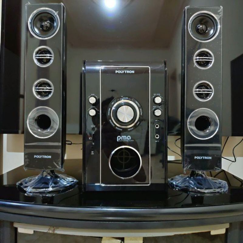SPEAKER POLYTRON MULTIMEDIA BLUETOOTH BISA KAROKE PMA 9526