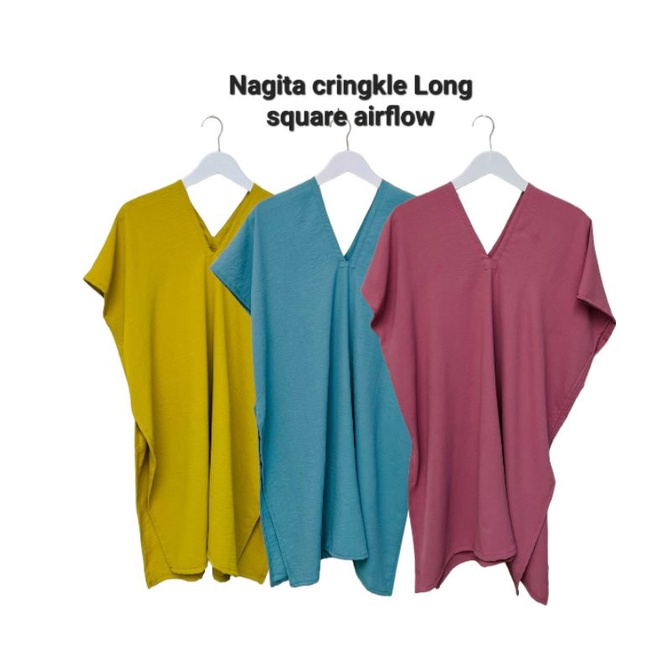 ATASAN NAGITA/NAGITA LONG SQUARE CRINGKLE AIRFLOW