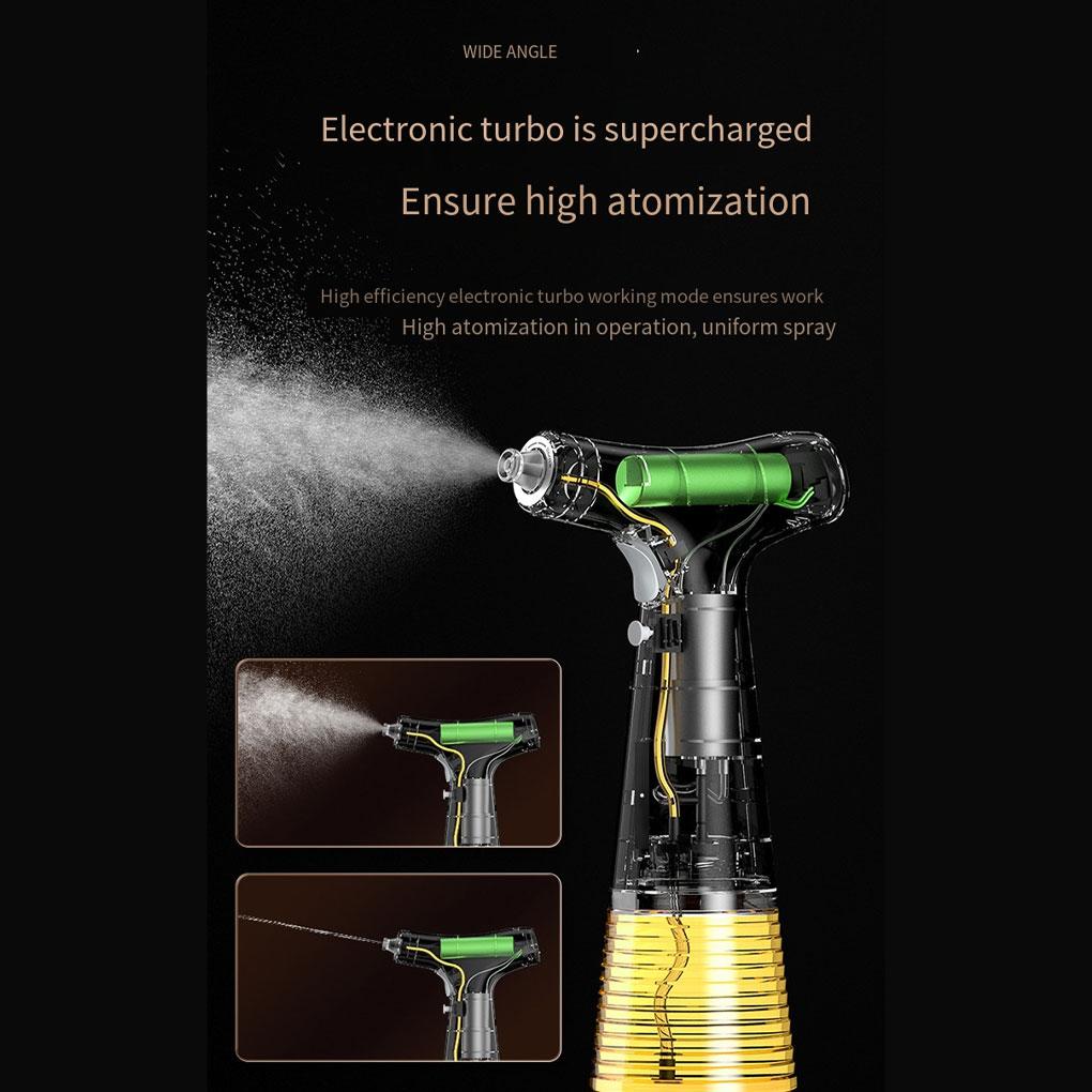 Botol Semprot Minyak Elektrik Dispenser Bumbu Rumah Tangga Tempat Penyemprotan Isi Ulang Peralatan Sprayer Cuka Otomatis