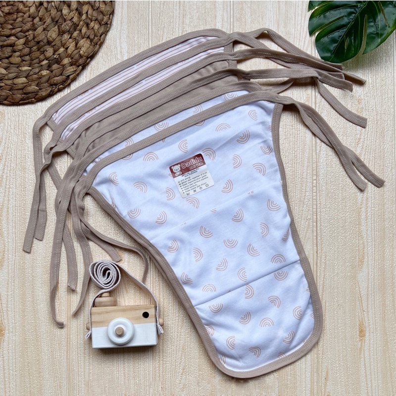 DADIDU - 6 PCS POPOK BAYI Double Kain GREY COKSU SERIES