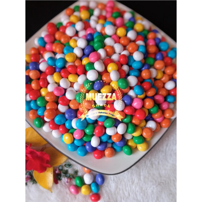 

⭐BISA COD⭐ biskuit ball rainbow isi 1 kg / cemilan murah / makanan instan / snack