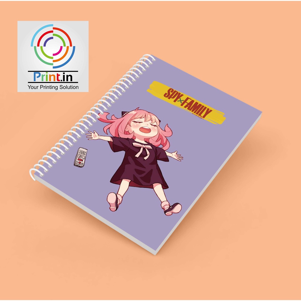 

Notebook Spiral Anime Spy x Family Anya Forger M1 Hardcover dan Softcover