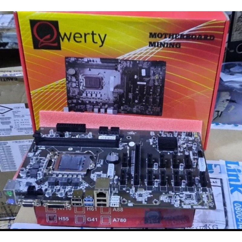 MOTHERBOARD QWERTY B250 MINING 12 SLOT