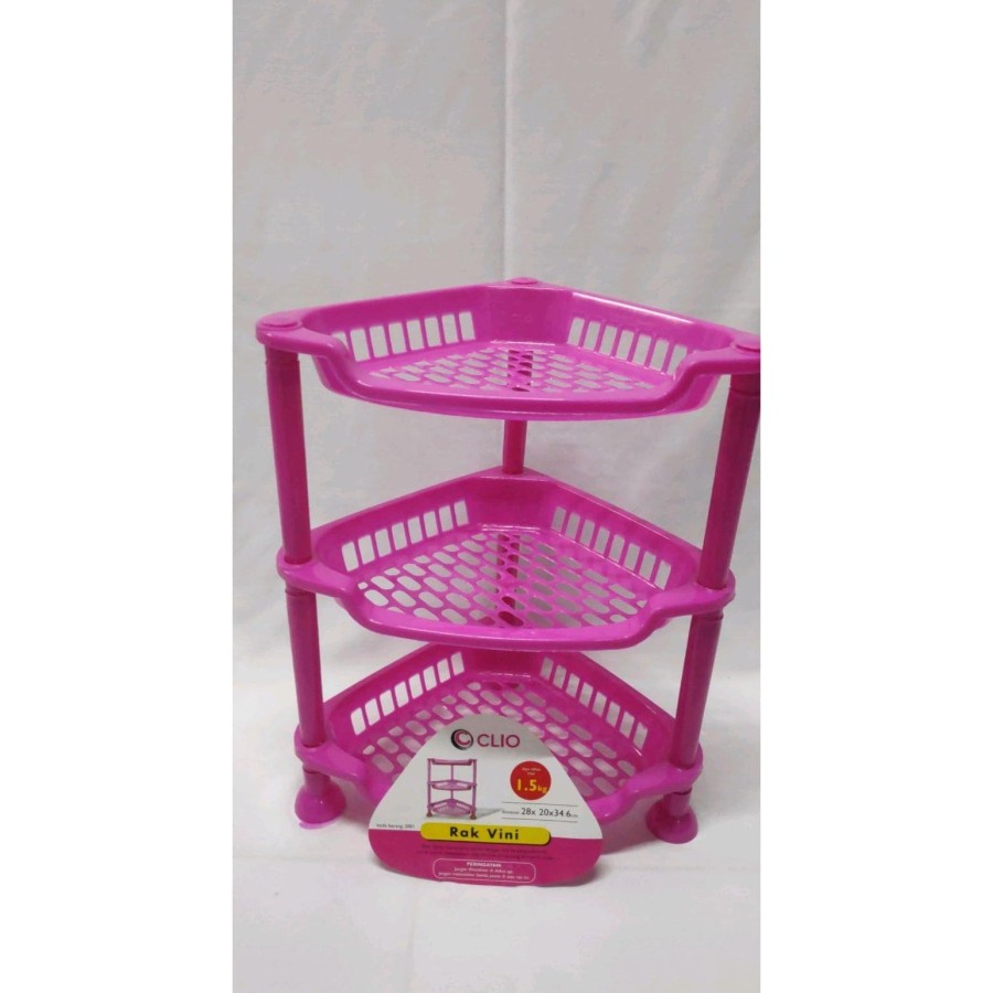 PROMO!! Rak 3 susun segitiga vini clio / Rak bumbu / Rak serbaguna
