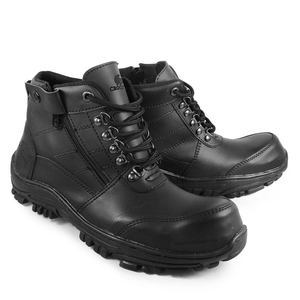 terlaris !! Sepatu Boots Safety Ujung Besi Morisey Pria Terlaris