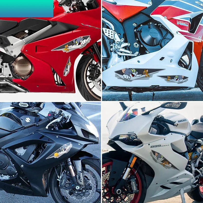 Stiker Kartun Mobil Untuk Menutupi Goresan Stiker Mobil Penampilan Stiker Kepribadian body Mobil