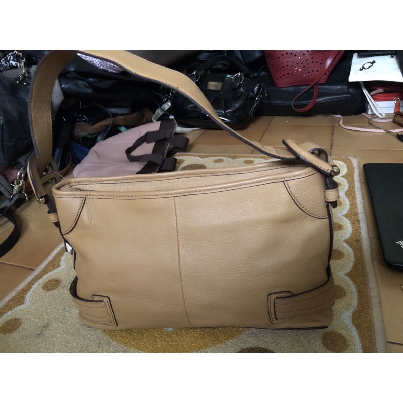 Etienne Aigner Leather Shoulder Tote Bag