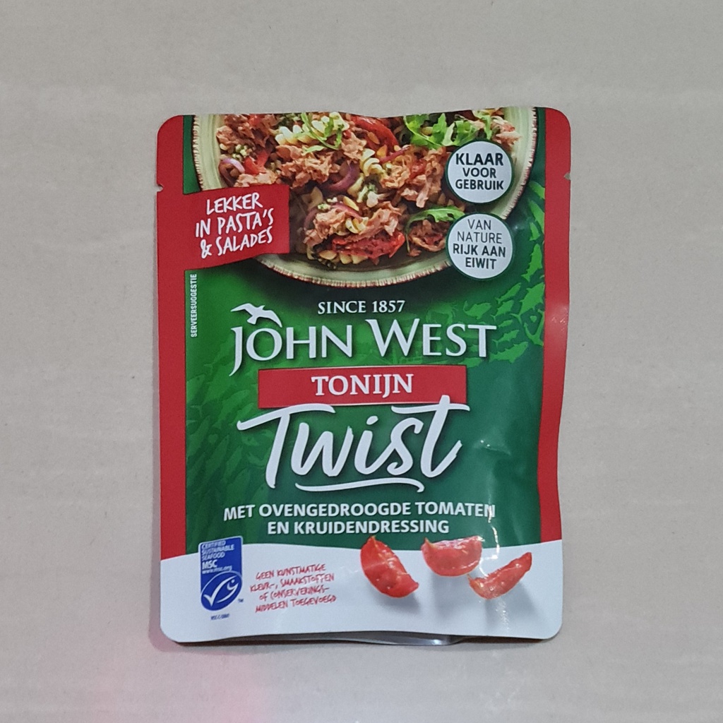 John West Tuna Twist With Oven Dried Tomatoes And Herb Dressing 85 Gram