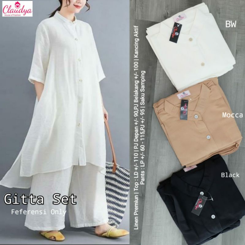 Setelan gitta set by claudya