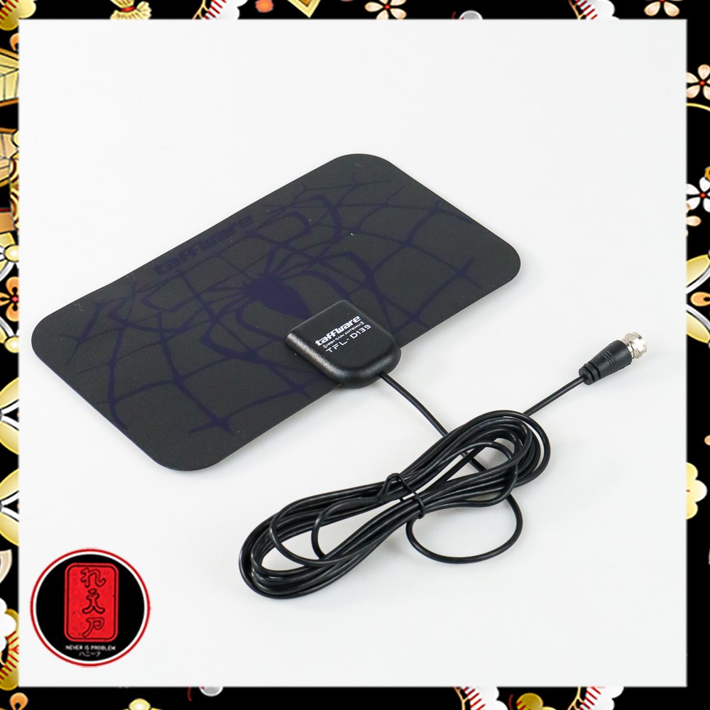 Taffware Antena TV Digital Indoor DVB-T2 25dB Spider Pattern V2.0 - TFL-D139