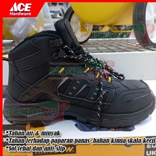 Jual Sepatu Safety Shoes Nemesis Sepatu Pelindung Kerja Hitam Krisbow