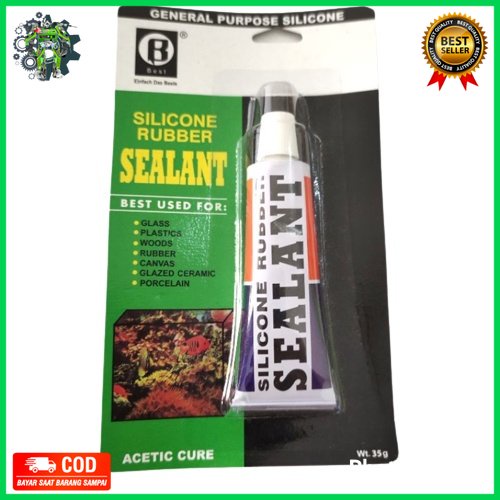 

lem perekat Sealant Lem Silikon Rubber 35 g / 85 gram serbaguna
