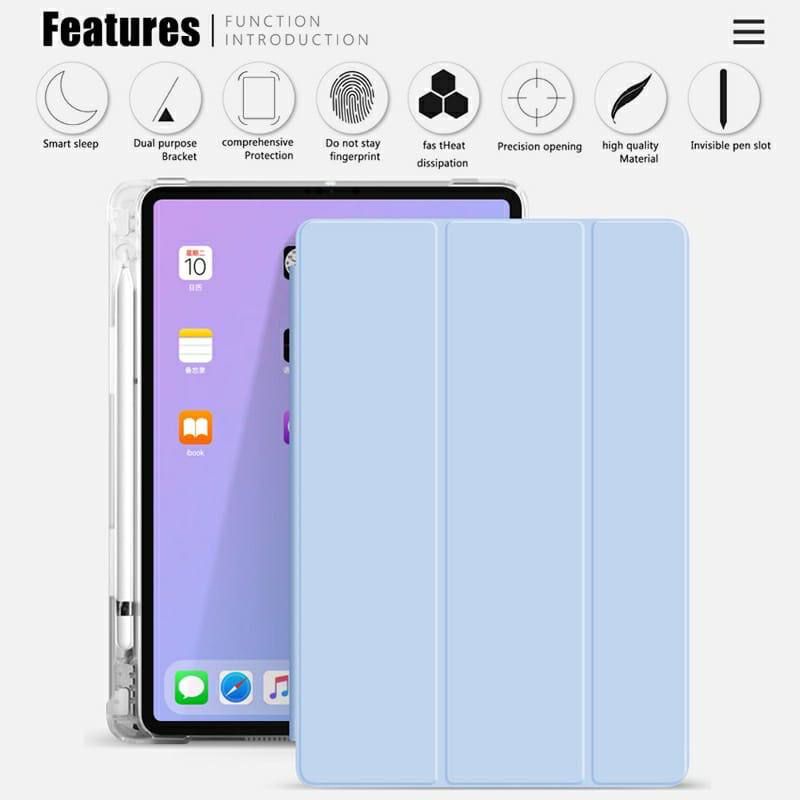 Flip Case iPad Pro 11 inch 2022 M2 / 2021 M1 / 2020 / 2018 Cover Smart Book Casing Slot Apple Pencil