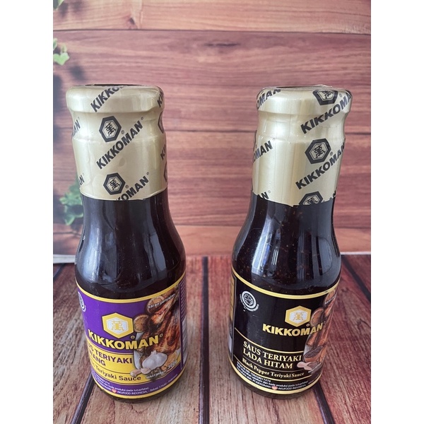 

kikoman blackpaper dan teriyaki 300gr