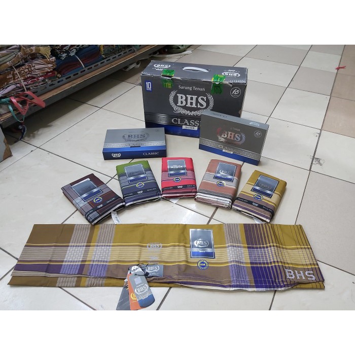 {FamilyStore} Sarung BHS Classic Silver KSK KTR KSM KSB Berkualitas