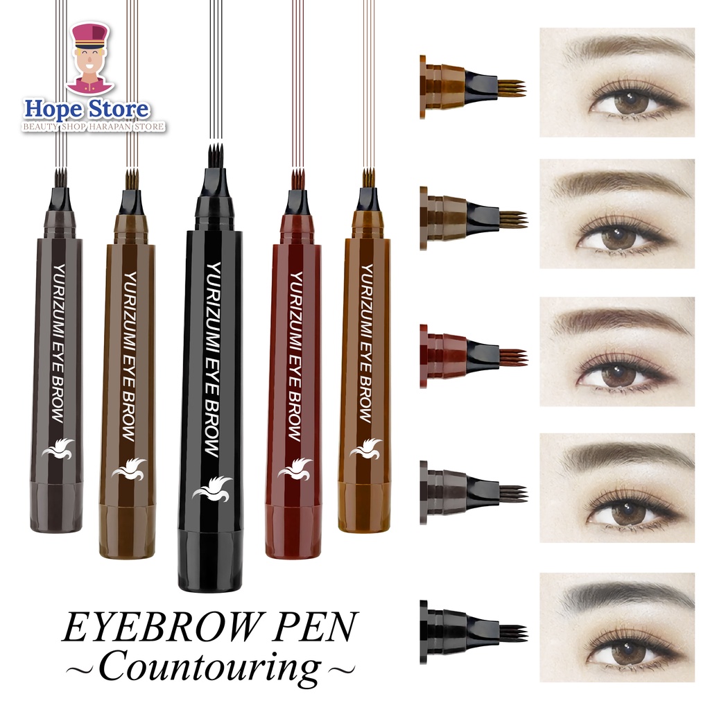 PROMO LAMEILA Eyebrow Waterproof Natural Eyebrow Pen Four-Claw Eye Brow Tint Fork Tip Long Lasting LM 784