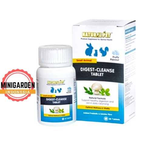 VITAMIN PENCERNAAN HEWAN ANJING KUCING digest cleanse tablet dog cat natural pet