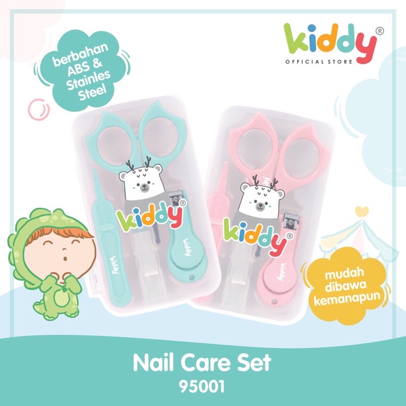 Kiddy KD95001 / KD95002 manicure set | nail care set | gunting kuku set bayi