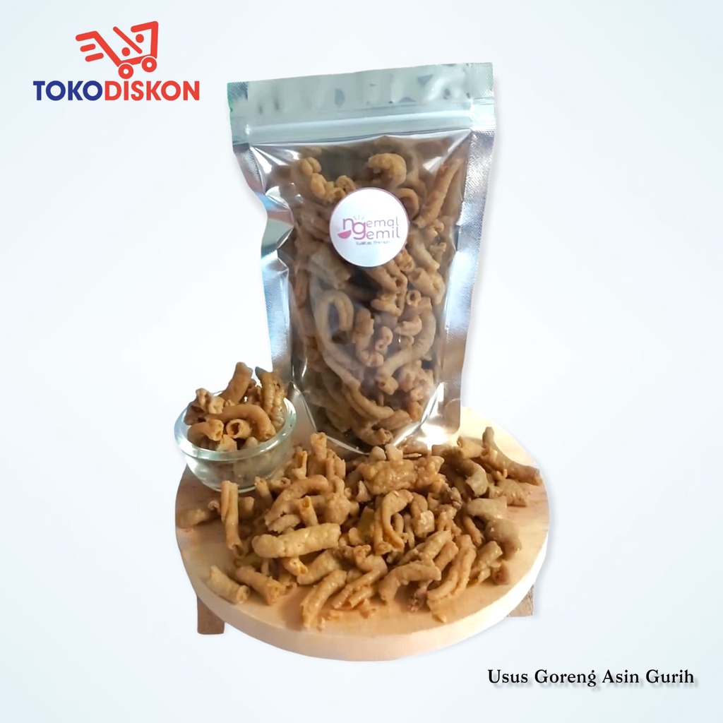 

Kerupuk Usus Goreng Rasa Asin Homemade Usus Original Gurih / Premium