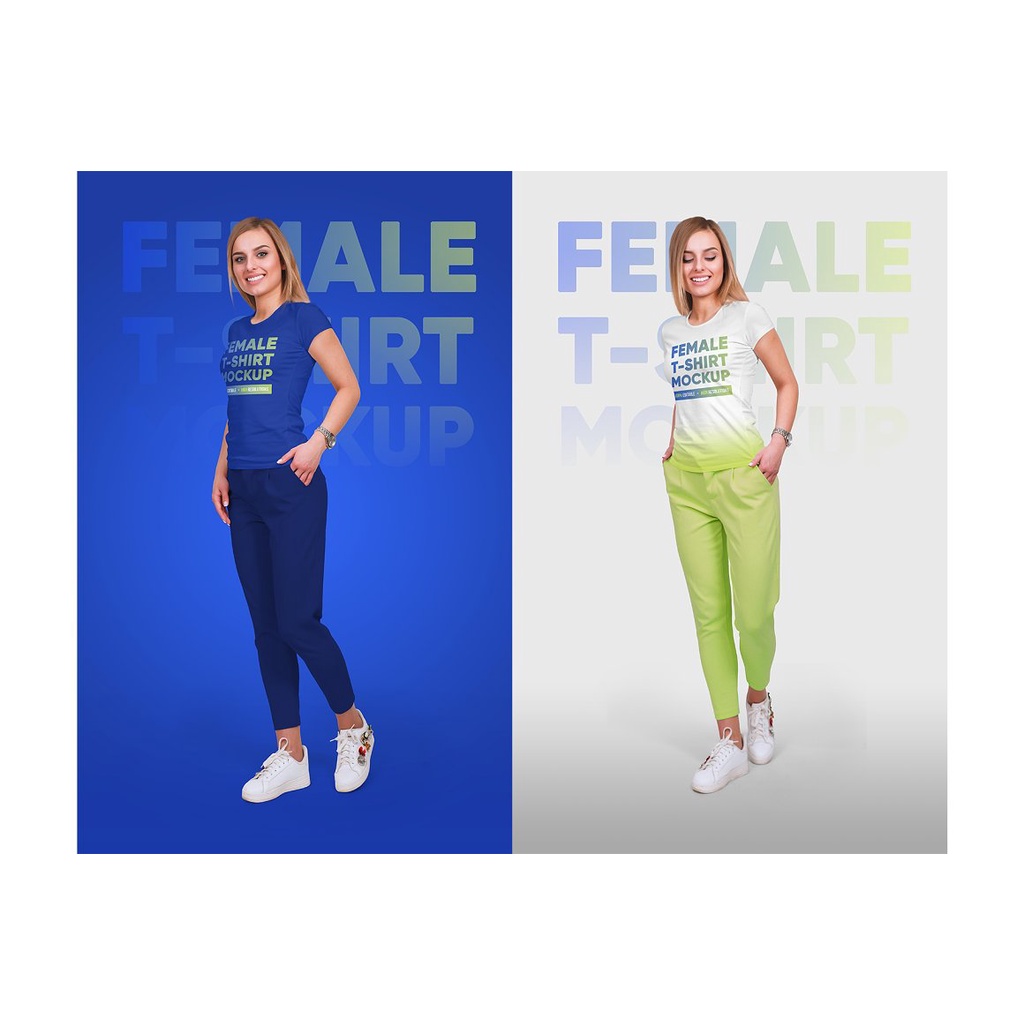 Female T-Shirt Mockups Vol 4 Part 2