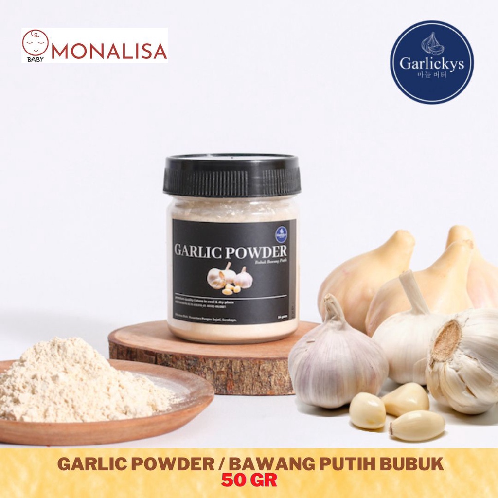 

Garlickys Bawang Putih Bubuk / Garlic Powder - Bumbu Tabur Premium