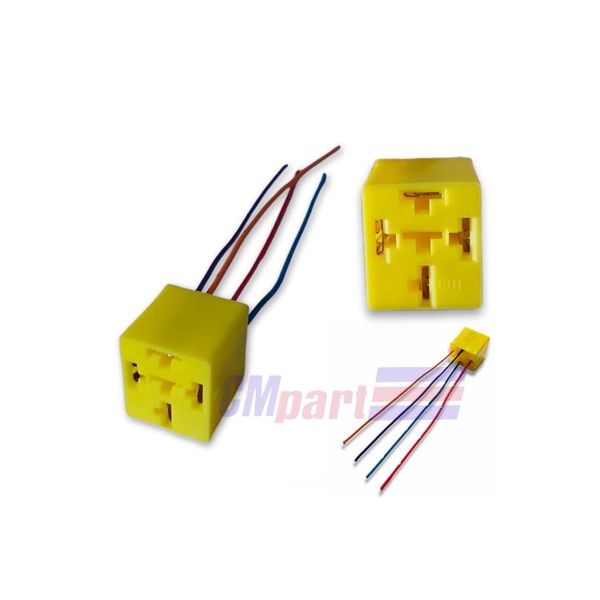 soket relay kaki 4 klakson relay lampu