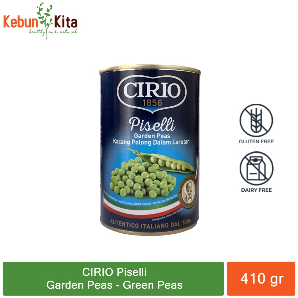 

Cirio Piselli Garden Peas - Green Peas - Kacang Polong 410 gr