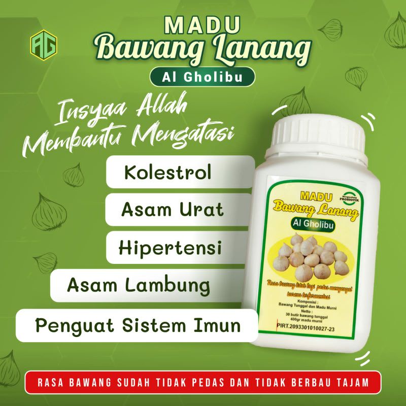 Madu Bawang Lanang Al Gholibu 500 ml