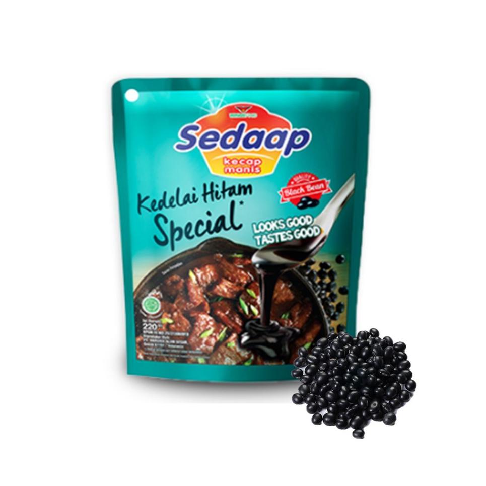 

∞ Sedaap Kecap Kedelai Hitam Spesial Refill Pouch 220 ml ㅺ