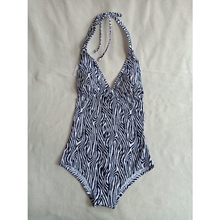 MB.3307.XI3 GARIS HITAM PUTIH - BAJU RENANG MONOKINI - M