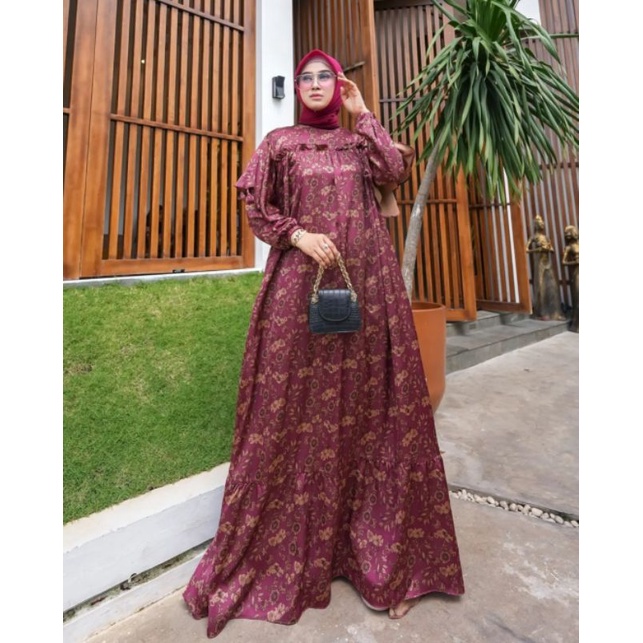 Gamis  Dior silk ALIQA original