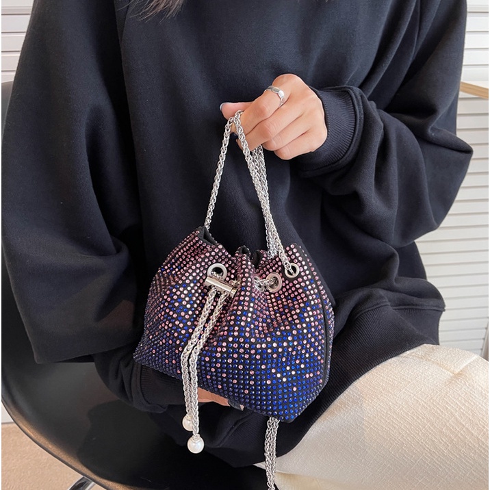 #NEW - TAS SERUT SK495 - TAS - TAS SLEMPANG WANITA - TAS PESTA - TAS BLING - TAS VIRAL