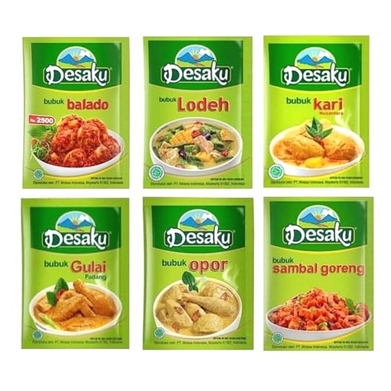 

DESAKU bumbu rempah asli instant /BUMBU MASAK / bumbu marinas (5 sachet)
