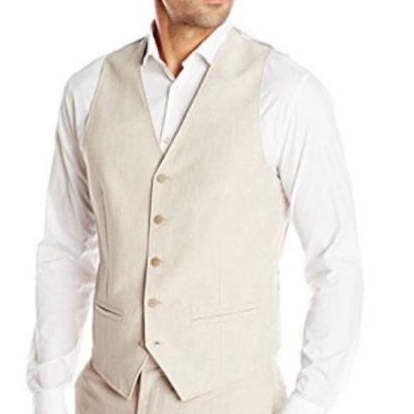 Rekomendasi Vest krem khaki rompi dalaman jas pria pesta formal bestman groom coklat muda brown beig