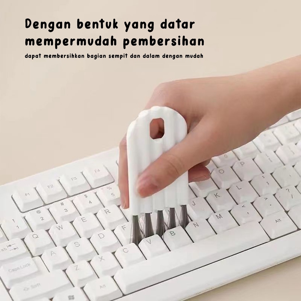 Sikat Mini Pembersih Tutup Botol/Keyboard/Celah Lubang Multifungsi Serbaguna