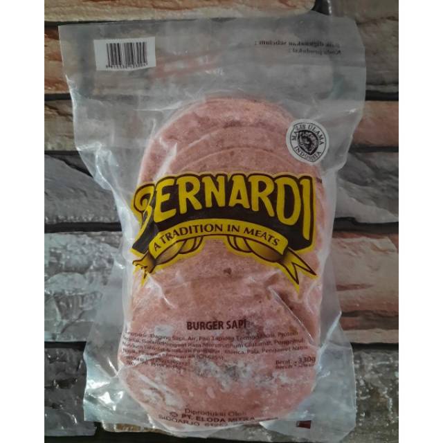 Bernardi Burger Sapi NV isi 10 pcs  ⁣⁣⁣