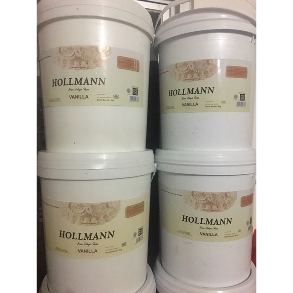 Hollmann Butter Cream Holman Vanilla Topping Kue 8kg