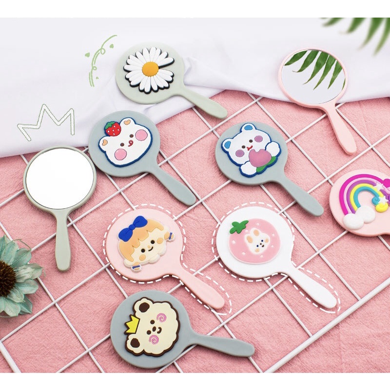 CERMIN MINI KARAKTER / KACA CERMIN MAKE UP MINI / TRAVELLING PACK SOUVENIR / CERMIN BULAT KARAKTER KACA CERMIN MAKE UP MINI | KACA TRAVELLING MOTIF LUCU KACA MINI TRAVEL SIZE