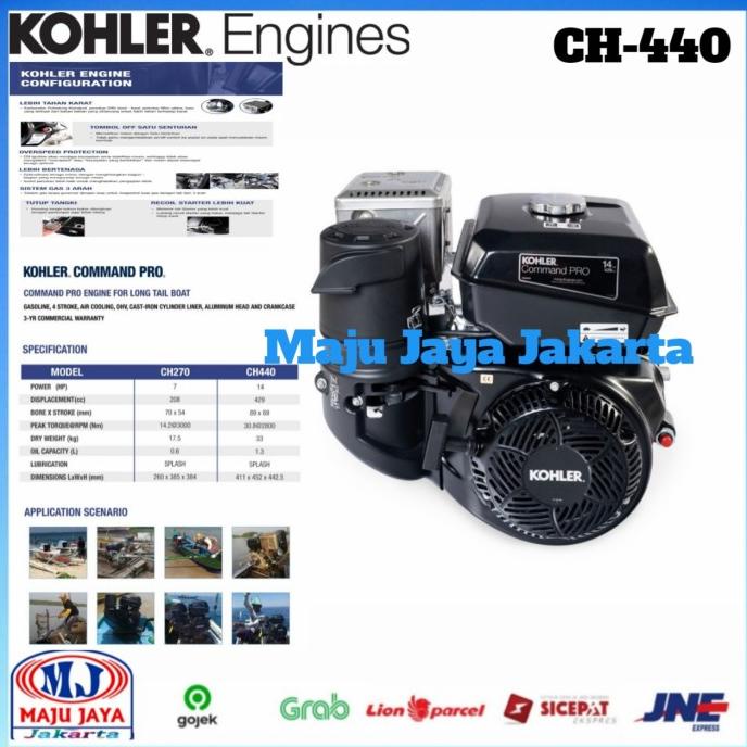 Engine Kohler Ch 440 Ltb Mesin Penggerak Bensin Serbaguna Kapal Laut