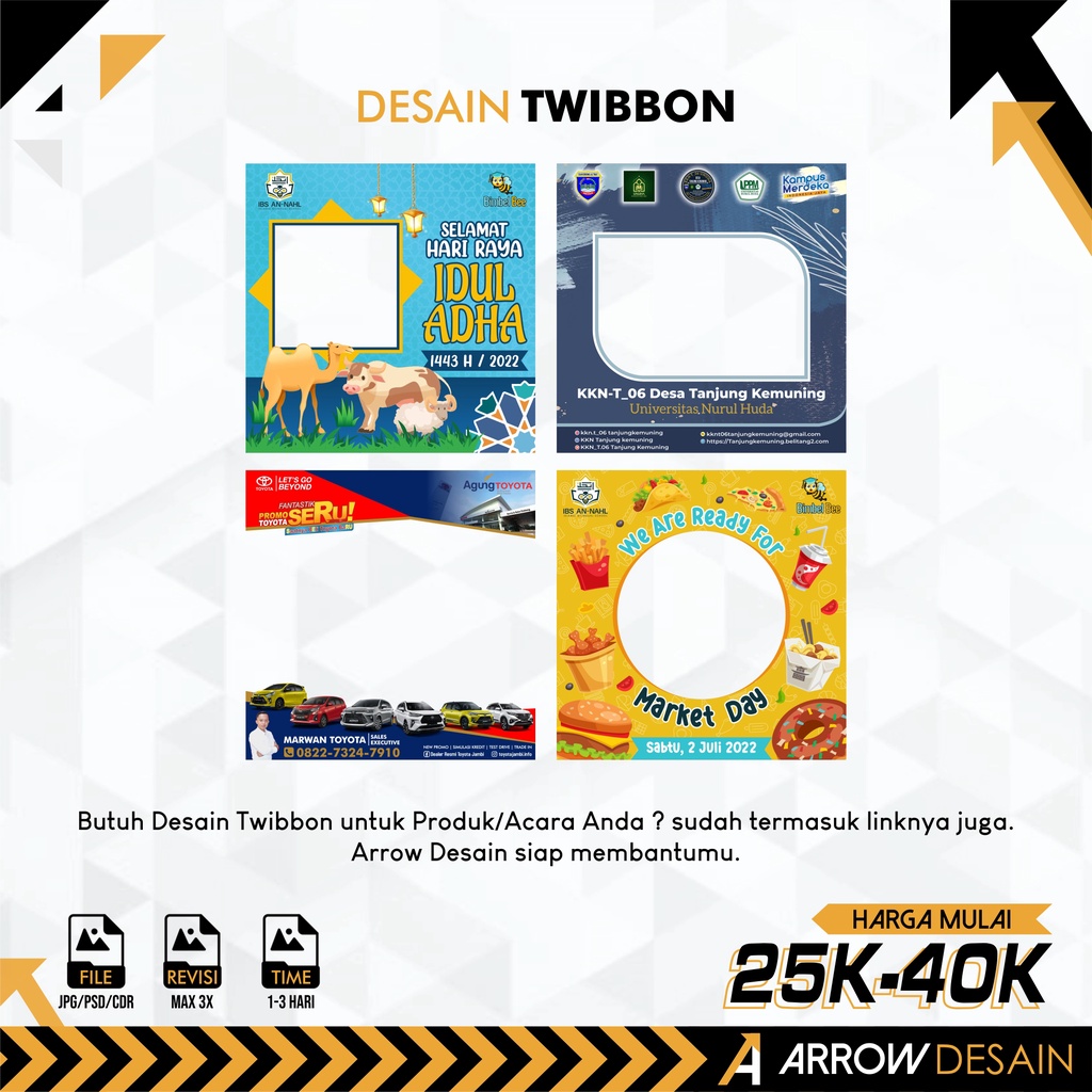 DESAIN TWIBBON