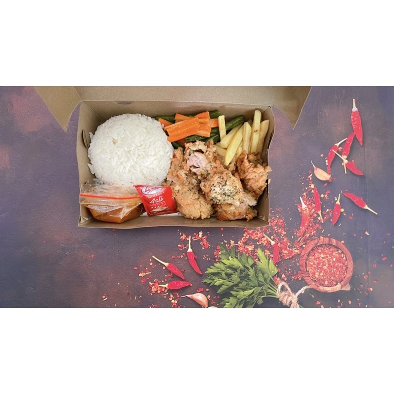 Jual Nasi Chicken Steak Crispy Kirim Instant Shopee Indonesia