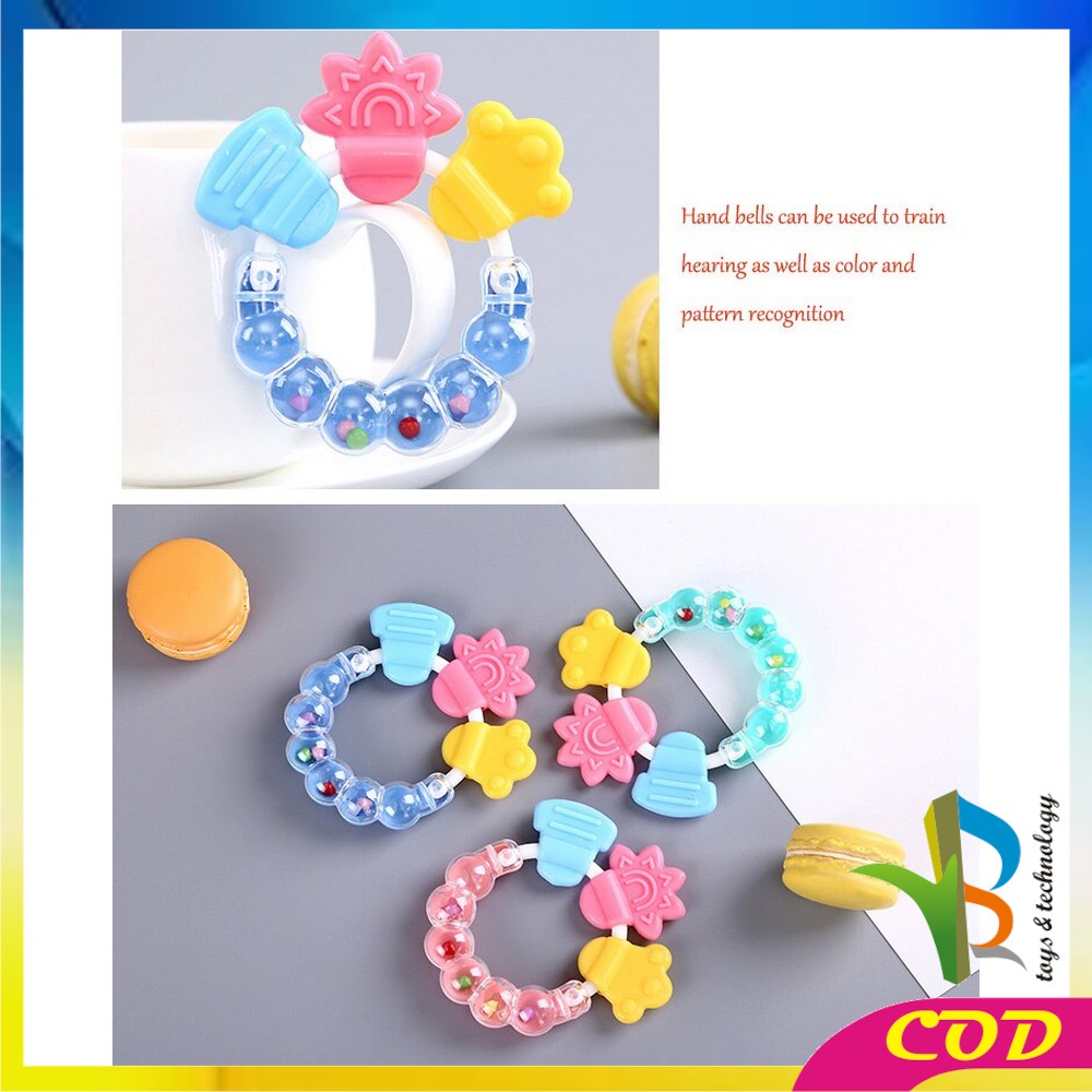 RB-M71 Mainan Rattle Genggam Kerincingan Bayi / Gigitan Bayi / Empeng Teether Bayi Baby Toys