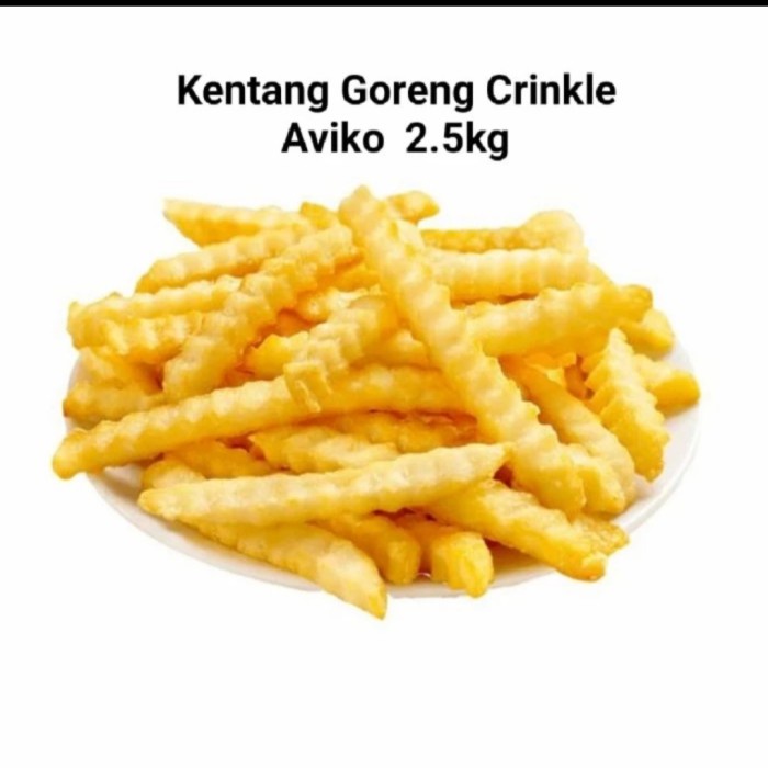 

Kentang Goreng Crinkle Import 2.5 kg