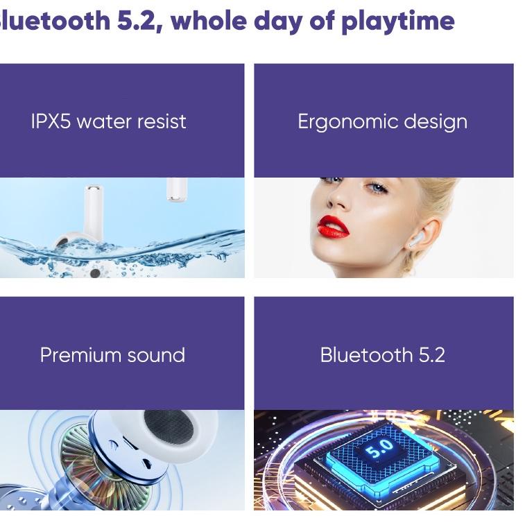 Hot Sale Fingertime Headset Bluetooth Earphone TWS Earbuds True Wireless Stereo Touch Sensor LED Dis