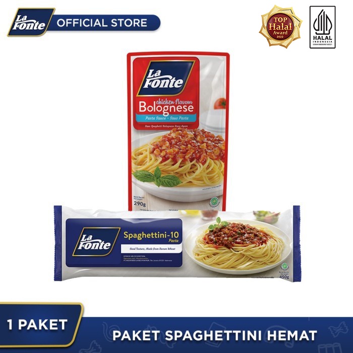 

La Fonte - Paket Siap Santap Spaghettini Chicken Bolognese